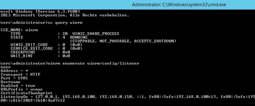 über WinRM die Firewall mit Powershell remote deaktivieren